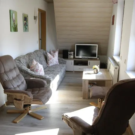 Apartment In Neudorf Mit Garten Und Grill Und Panoramablick Sehmatal
