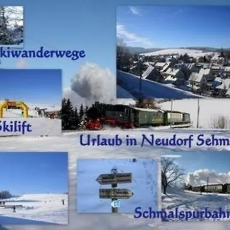 In Neudorf Mit Garten Und Grill Und Panoramablick Sehmatal
